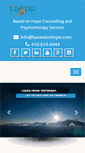 Mobile Screenshot of basedonhope.com